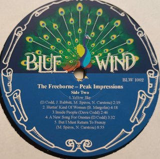 LP Freeborne - Peak Impression 1968