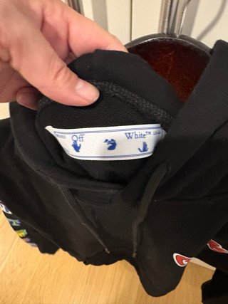 Felpa Off-White Taglia XL Nera