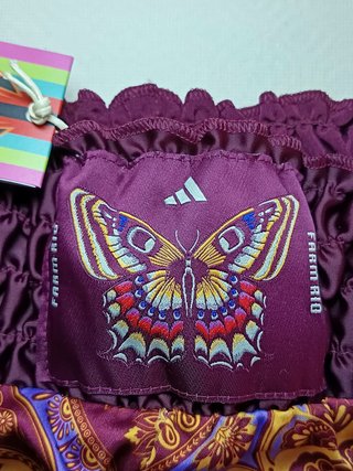 Adidas x Farm Rio Premium Shorts JW4482 Burgundy M
