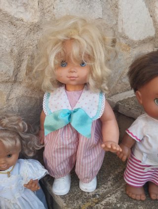 Lote de 4 muñecas antiguas