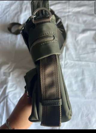 Bolso Bandolera ZARA Verde Militar - Estilo Utilit