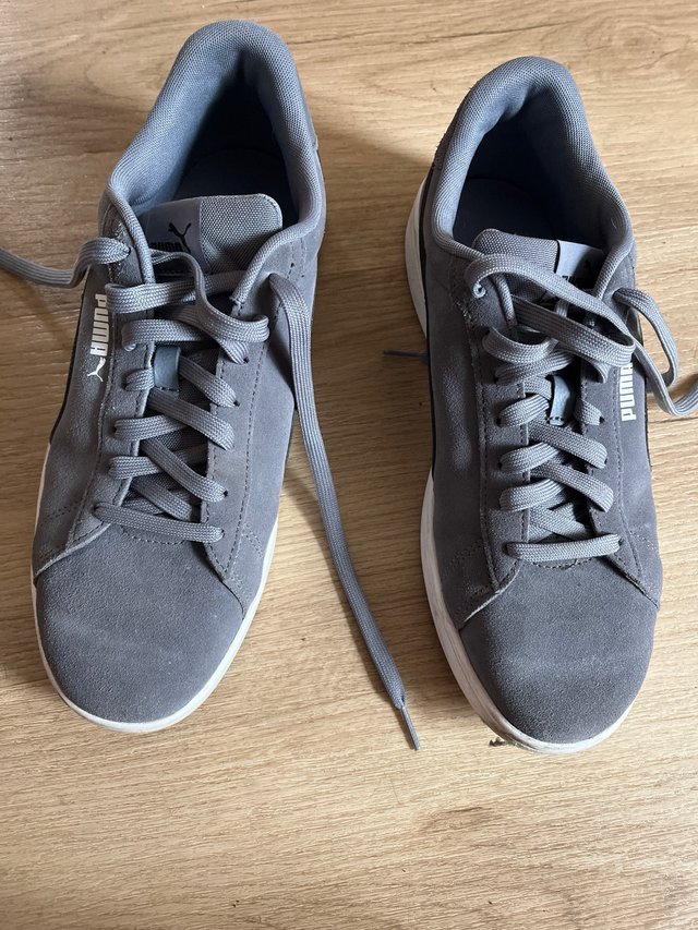 Zapatillas Puma Talla 44 Gris Azuladas