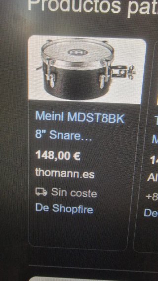 Timbal/Caja Meinl 8 Pulgadas