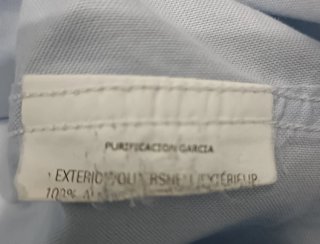 Camisa Purificación García Talla M Azul
