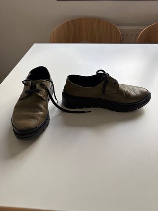 Sandalias Bravo Talla 36 Marrón y Dorado