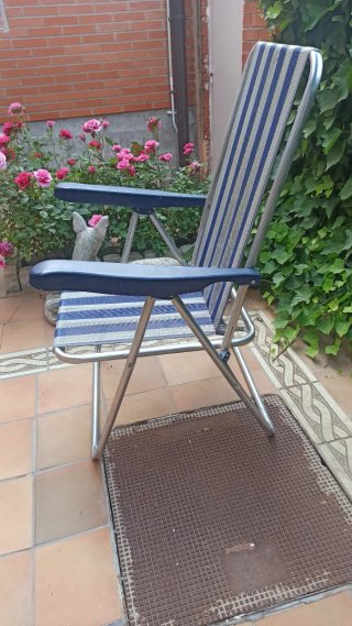 Sillas de Aluminio Reclinables Playa/Camping