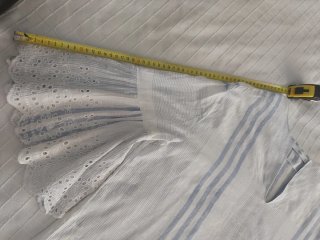 Blusa Mango Rayas Mangas Caladas Talla M