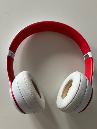 Cascos Beats Solo 3 Inalámbricos Blanco/Rojo