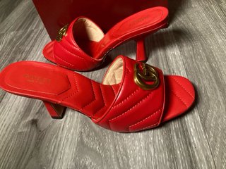 Sandalias Gucci Mujer Rojas