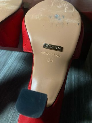 Sandalias Gucci Mujer Rojas