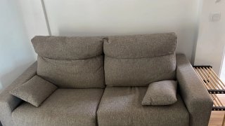 Sofá Cama 2 Plazas gris