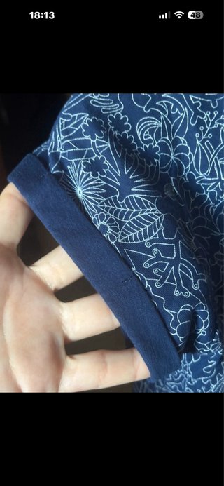 Camiseta Pull&Bear azul estampada