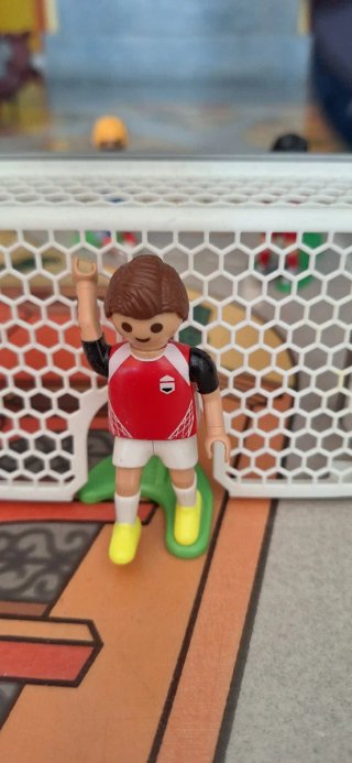 Playmobil Futbolistas y Portería