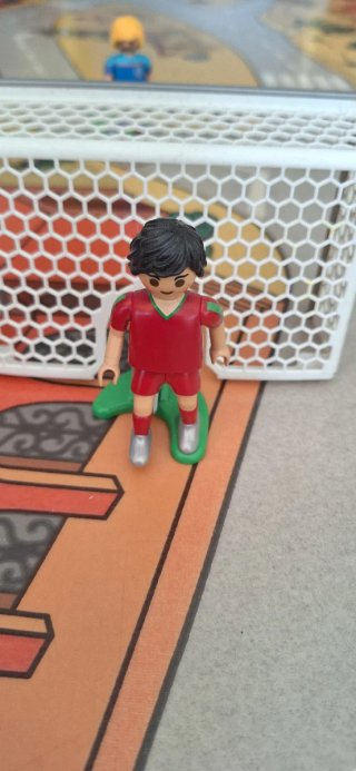 Playmobil Futbolistas y Portería