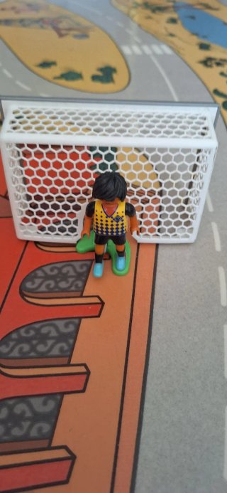 Playmobil Futbolistas y Portería