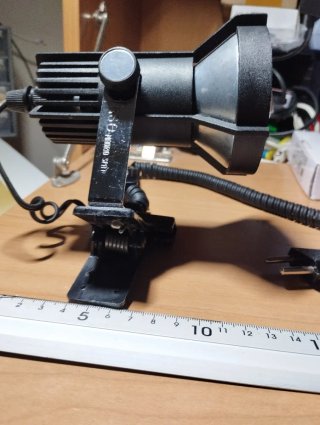 Lámpara de pinza Fase. Años 70/80