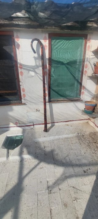 Bastón antiguo de madera