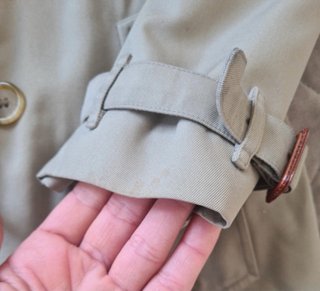 Gabardina Vintage Burberry Beige