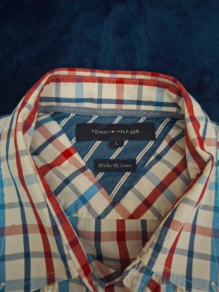 Camisa Tommy Hilfiger Cuadros Talla L