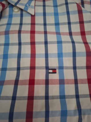 Camisa Tommy Hilfiger Cuadros Talla L