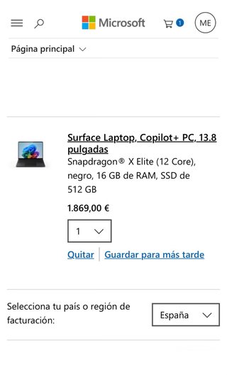 Microsoft Surface Laptop 7 XElite 16gb 512gb NUEVO