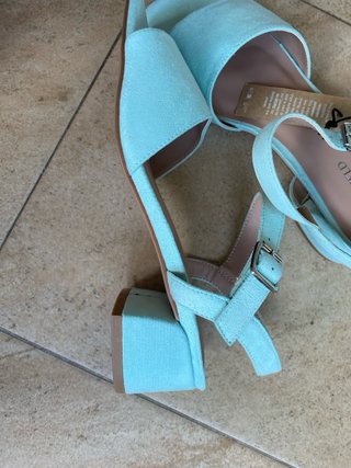 Sandalias Anna Field verde menta