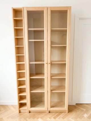 Mueble Billy Modular Ikea Madera y Cristal
