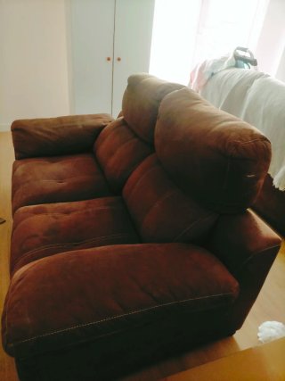 Sofas marrones 120+100€