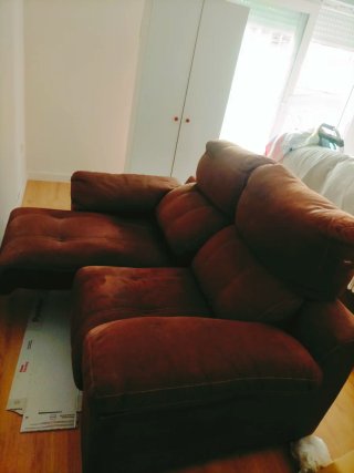 Sofas marrones 120+100€