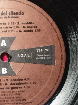 Vinilo Héroes del Silencio -1990 Senderos de Traic