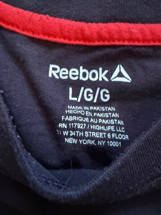 Camiseta Reebok Talla L