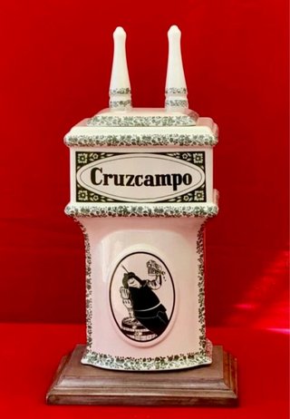 GRIFO DE CERVEZA CRUZCAMPO / VERDE / AÑOS 90