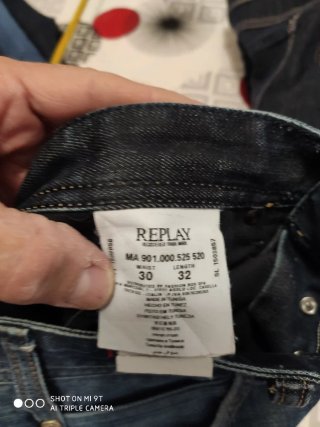 Jeans Replay Uomo Blu taglia w30  L32