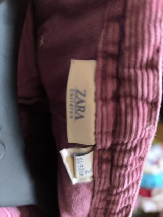 Pantalón pana Zara niña