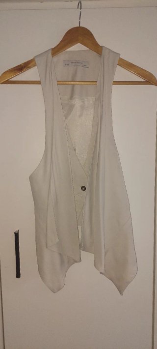 Chaleco Zara Beige Talla Única
