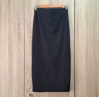 Falda negra larga ajustada NUEVA Shein Talla L