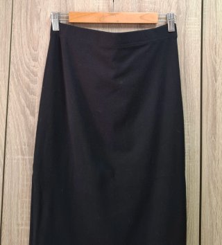 Falda negra larga ajustada NUEVA Shein Talla L