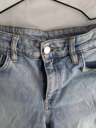 Shorts Vaqueros H&M Talla 38 Desgastados