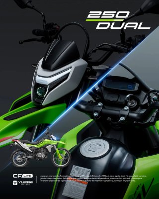 CFMoto 250 Dual Enduro Trail  Verde