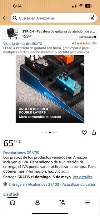 Pedalera chitarra LEKATO con borsa