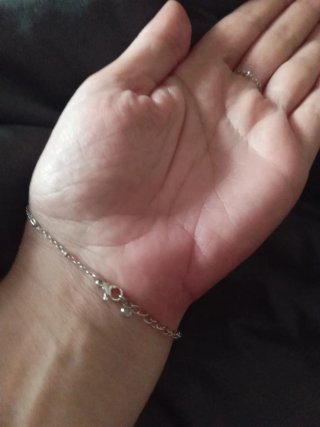 Pulsera de plata  esclava con circonitas