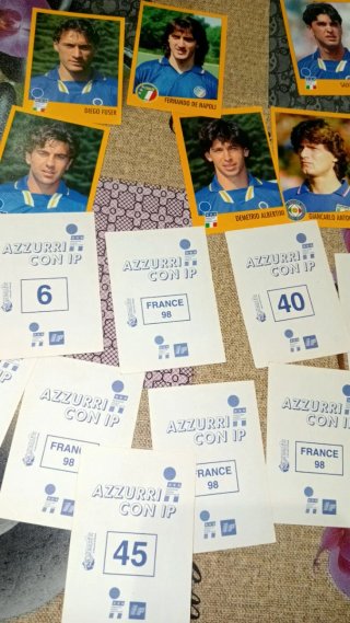 Figuritas Selección Italiana 98