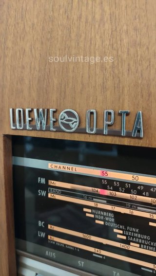 Radio Loewe Opta Válvulas Stereo