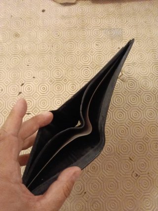 Portafogli in pelle nero