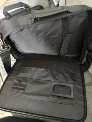 2 Maletines Portátil Negro y Gris