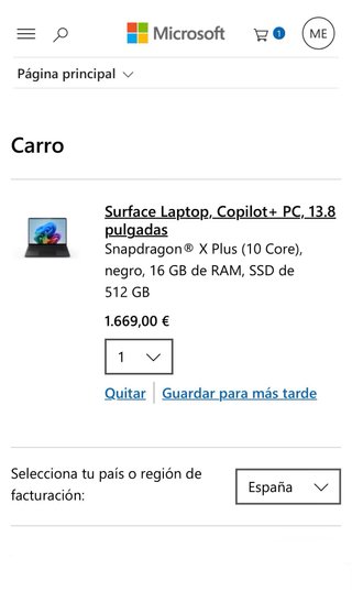 Microsoft Surface Laptop 7 XPlus 16gb 512gb NUEVO