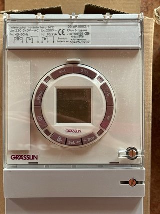 Temporizador digital Grässlin TAS U672