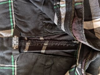 Pantalón corto a cuadros