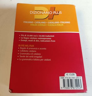 Dizionario catalano. Italiano-catalano, catalan...