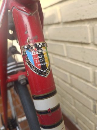 Bicicleta Clásica Legnano Roja